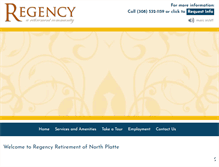 Tablet Screenshot of northplatteregency.com